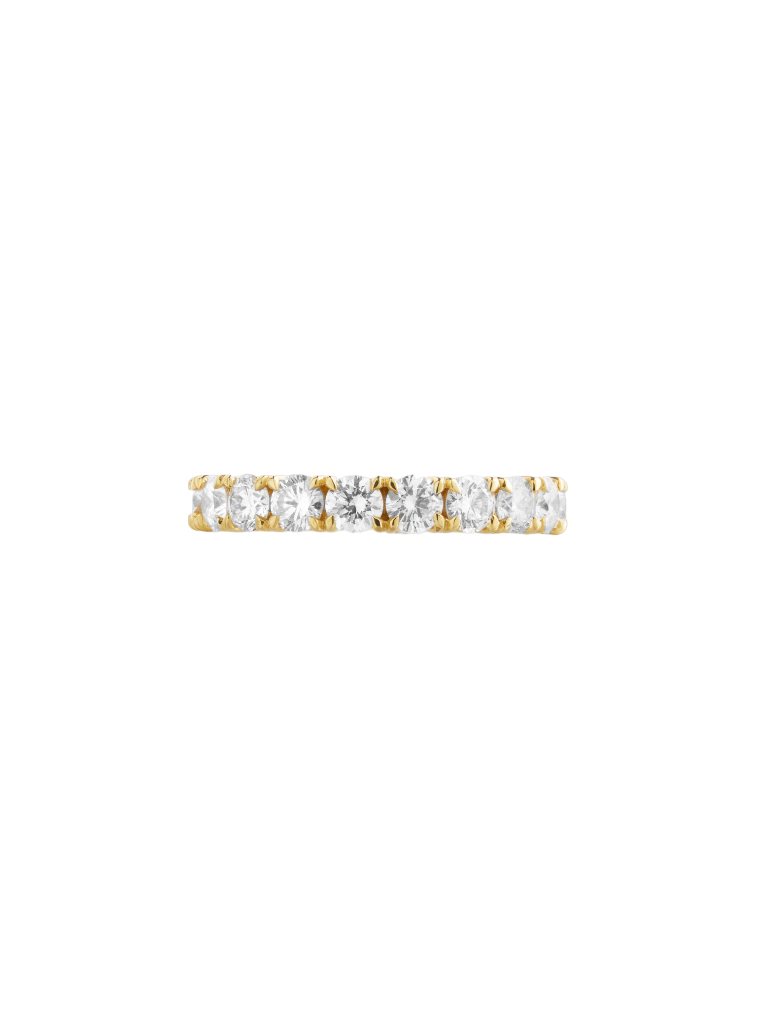 Reflection luxury eternity ring, ~2,65 ct, 3,5 mm, yellow